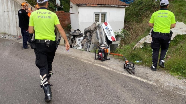 Kiraladığı aracı mezarı oldu