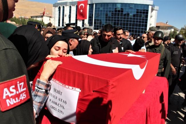 Şehit Ataş'a acı veda...
