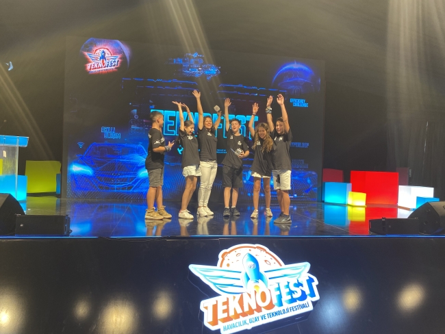 Şahinkayalı öğrencilerin TEKNOFEST gururu