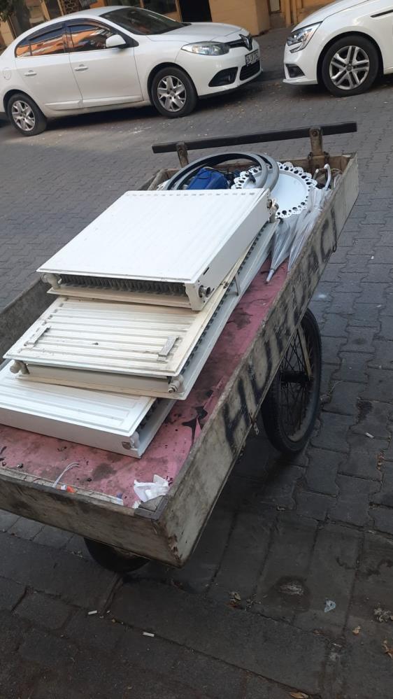Kalorifer peteği hırsızlarına suçüstü