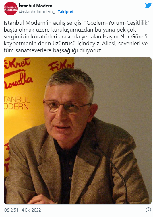 Sanatçı Haşim Nur Gürel hayatını kaybetti