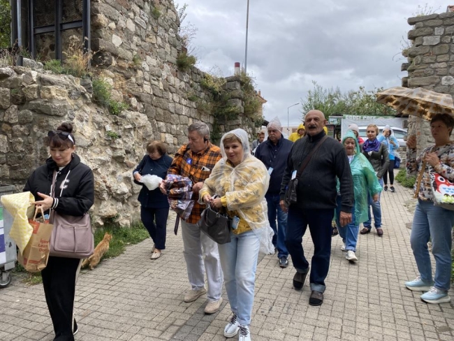 Rusya’dan demir alan kruvaziyer 796 yolcusuyla Amasra Limanına ulaştı