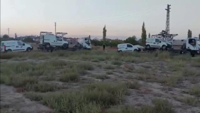 Tek seferde 7 araç çaldılar