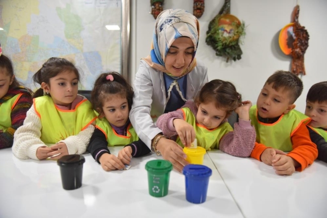 Yıldırım Belediyesi’nden miniklere çevre dersi
