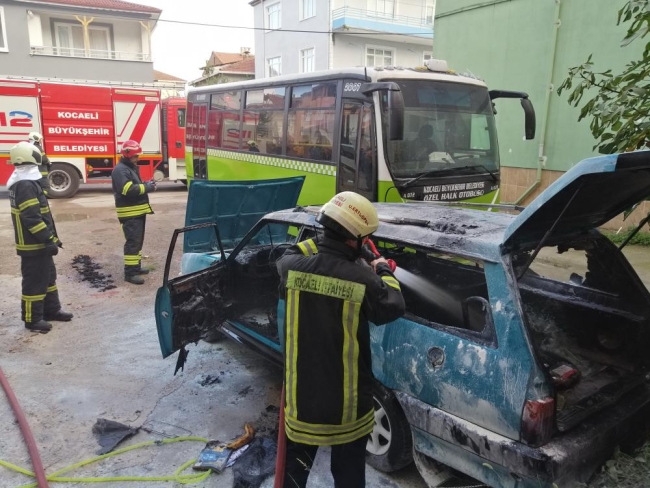 Kibritle oynayan çocuk yangına neden oldu