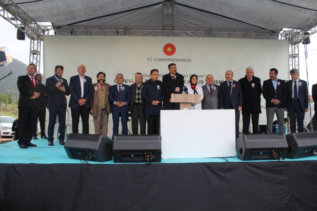 Cemevinin temeli Cumhurbaşkanı Erdoğan’ın canlı bağlantısı ile atıldı