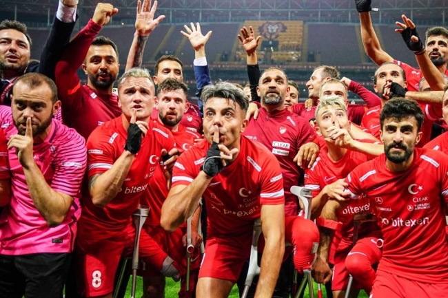 Ampute Futbol Dünya Kupası şampiyonu Türkiye!