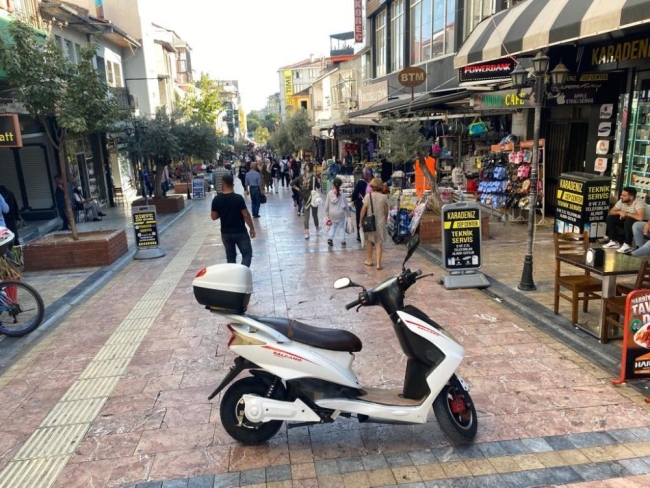 Trafiğe kapalı alanda motosiklet kullanan sürücülere ceza yağdı
