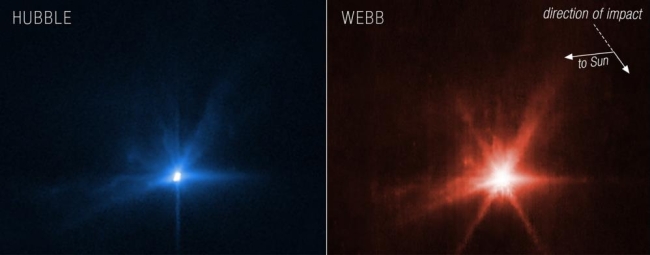 Uzay aracının çarptığı asteroidin yörüngesi değişti