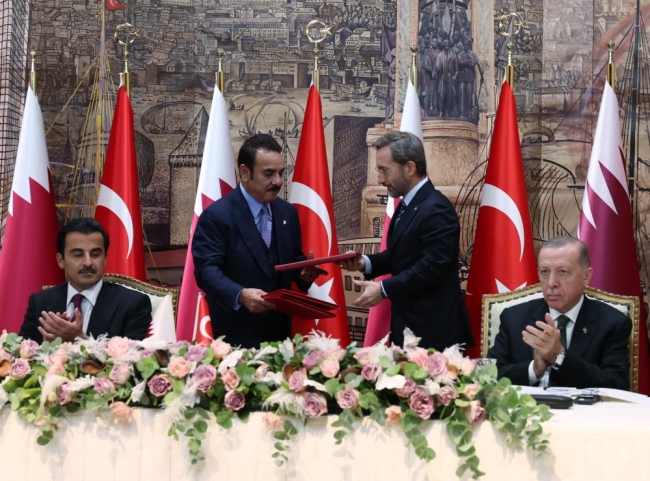 Türkiye ile Katar arasında imzalar atıldı