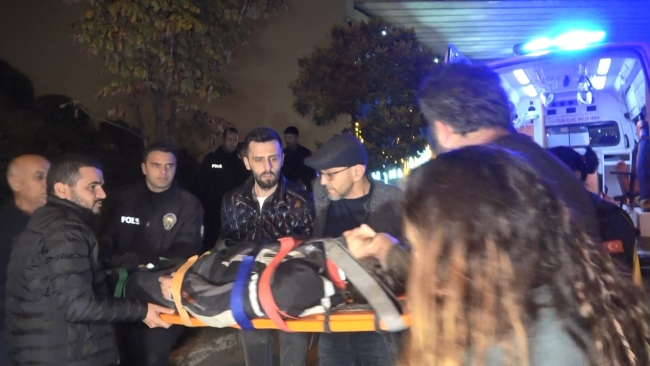 Virajı alamayan sürücü 10 metreden aşağı yuvarlandı