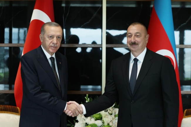 Cumhurbaşkanı Erdoğan Azerbaycan'da: Zengilan Havalimanı açıldı