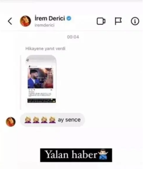 İrem Derici'den aşk açıklaması