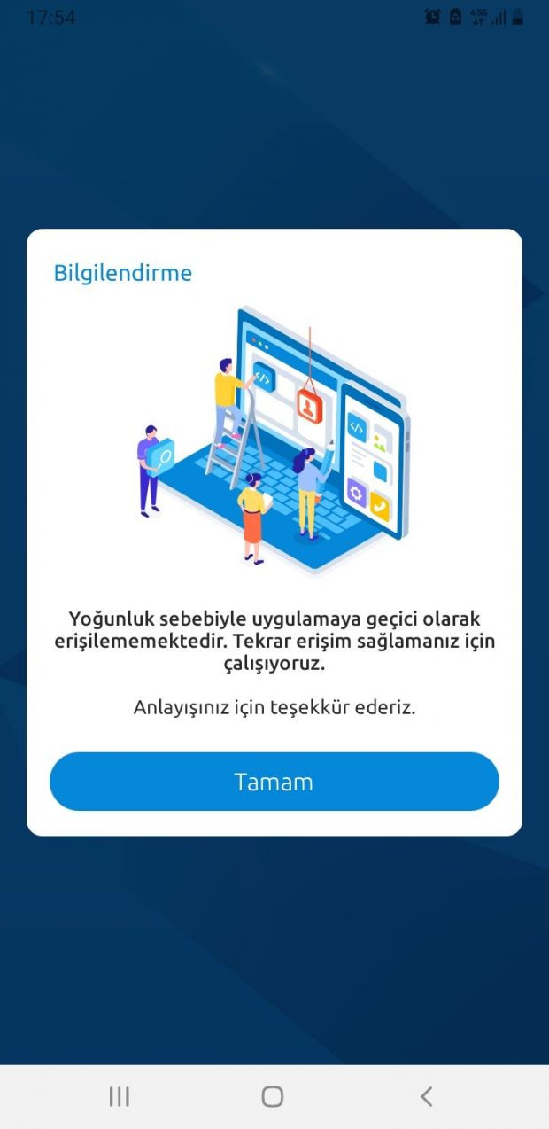 YapıKredi uygulaması çöktü mü?