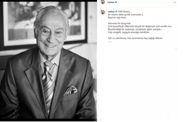 Tarkan'dan duygusal Halit Kıvanç paylaşımı