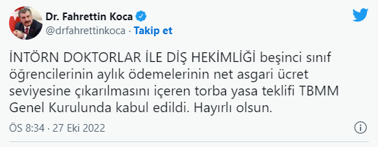 Bakan Koca müjdeyi duyurdu!