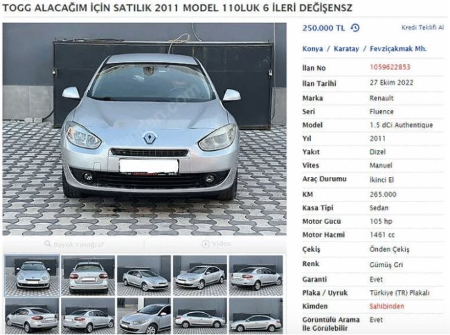 İlan sitelerinde TOGG hareketliliği!