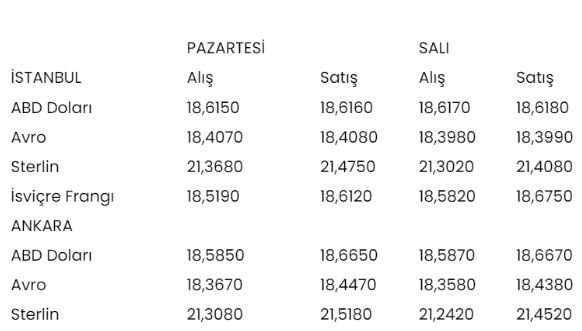 Dolar günü yükselişle tamamladı
