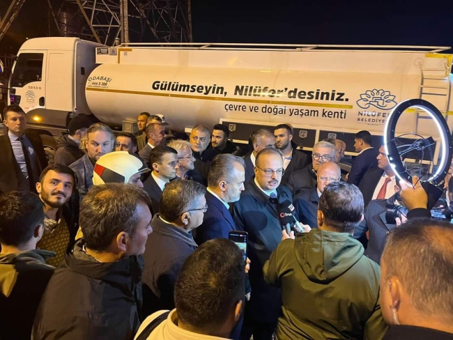 Bursa'da korkutan fabrika yangını