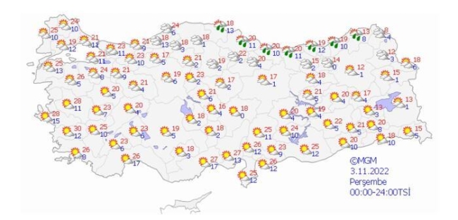 O illere sağanak ve kar uyarısı!