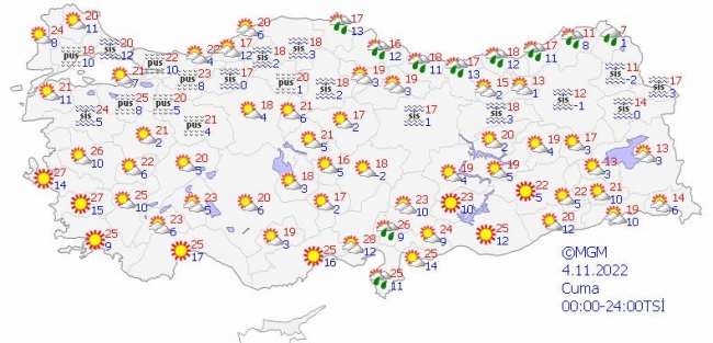Meteoroloji’den sis ve pus uyarısı