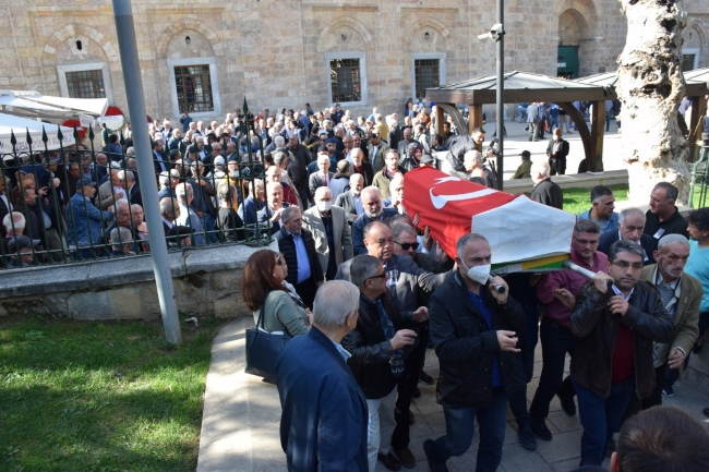 Bursa'da eski siyasetçiye veda