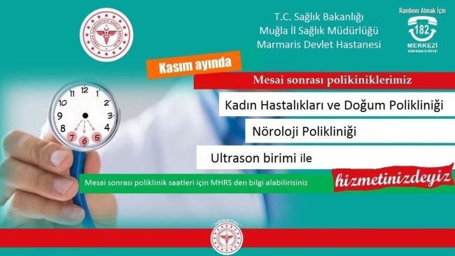O hastanede doktorlar mesai saati dışı muayene yapacak