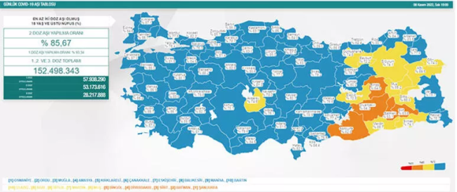 İki haftalık koronavirüs tablosu açıklandı!