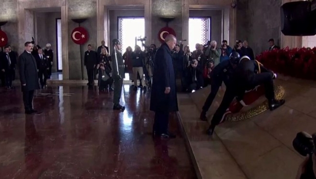 Anıtkabir'de 10 Kasım töreni