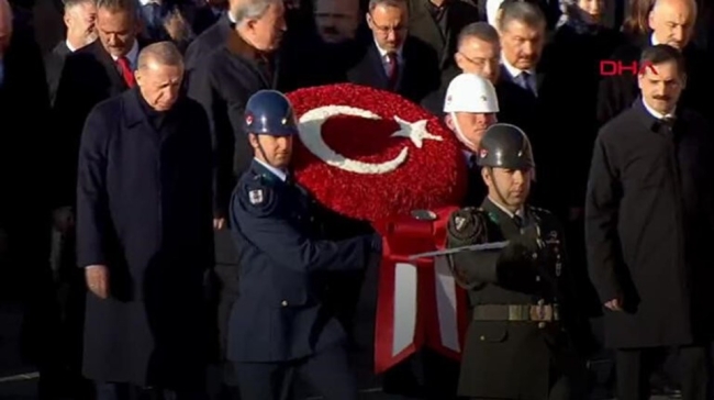 Anıtkabir'de 10 Kasım töreni