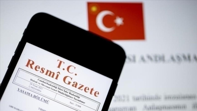 Resmi Gazete'de bugün
