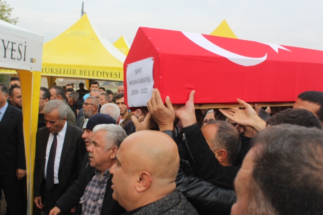 Şehit Hasan son yolculuğuna uğurlandı