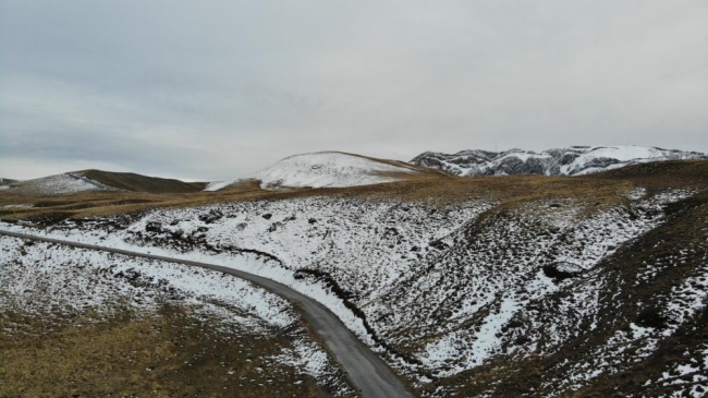 Nemrut Kalderası beyaza büründü
