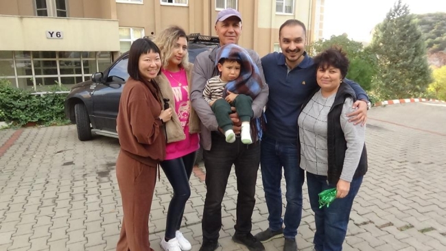 Çinli geline mehter takımlı karşılama