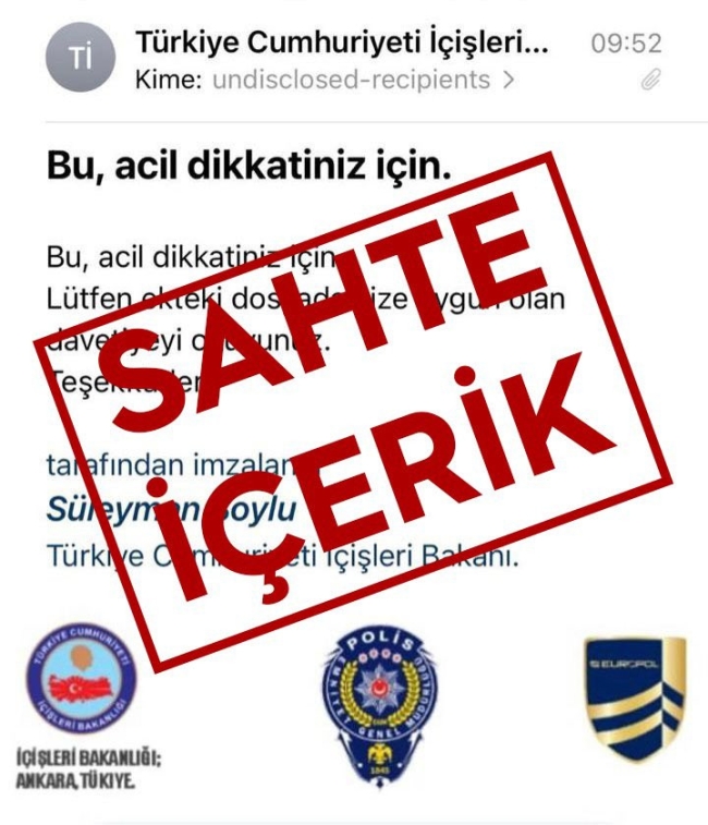 EGM'den vatandaşlara 'dolandırıcılık' uyarısı!