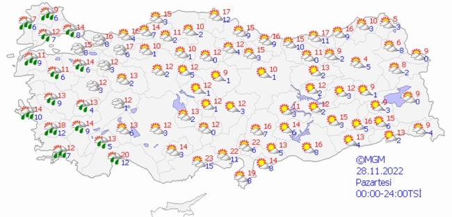 Meteoroloji bölge bölge uyardı! Kuvvetli rüzgar ve kar