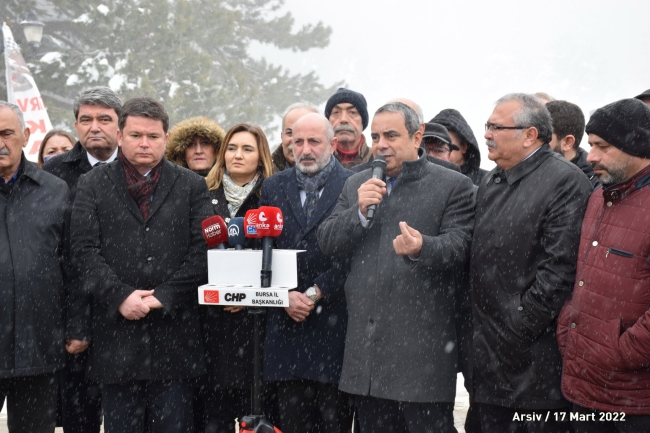 CHP Bursa İl Başkanı İsmet Karaca'dan eleştiri ve uyarı