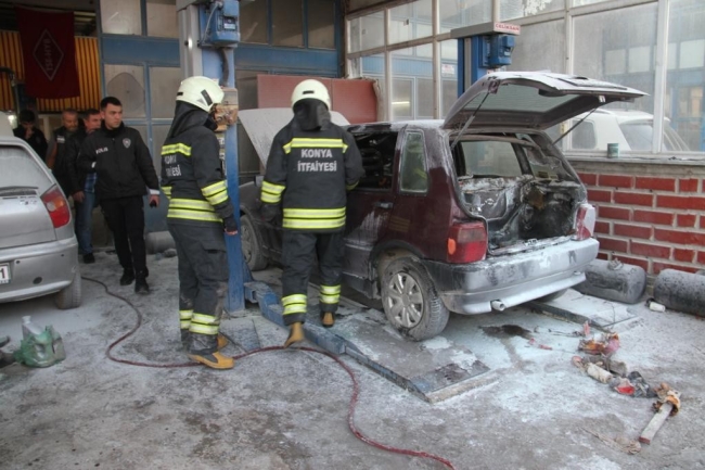 LPG'li otomobil tamiratı sırasında patlama: Çok sayıda yaralı