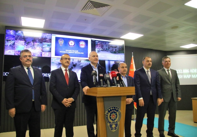 Bakan Soylu: 307 hedeften 269'u gözaltına alındı