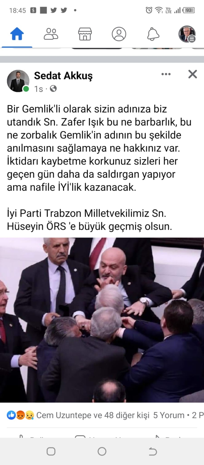 Hüseyin Örs'ü hastanelik eden Bursalı vekile tepki yağıyor