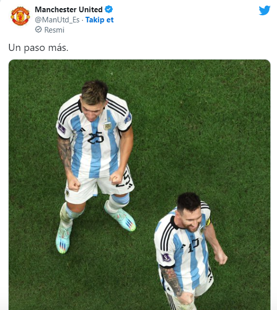 Manchester United'tan Ronaldo'ya Messi'li gönderme