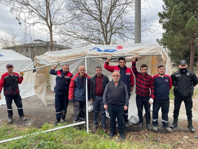 Düzce'de deprem sonrası kurulan çadırlar kaldırılıyor