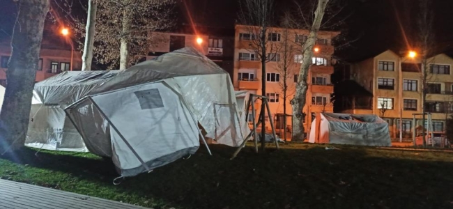 Depremzedeleri bu kez lodos vurdu