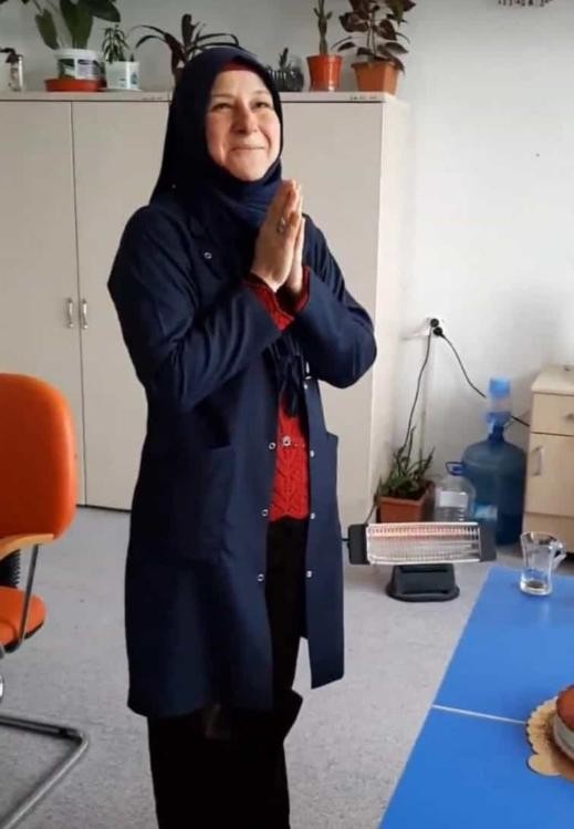 Eşi tarafından katledilen hemşireye acı veda