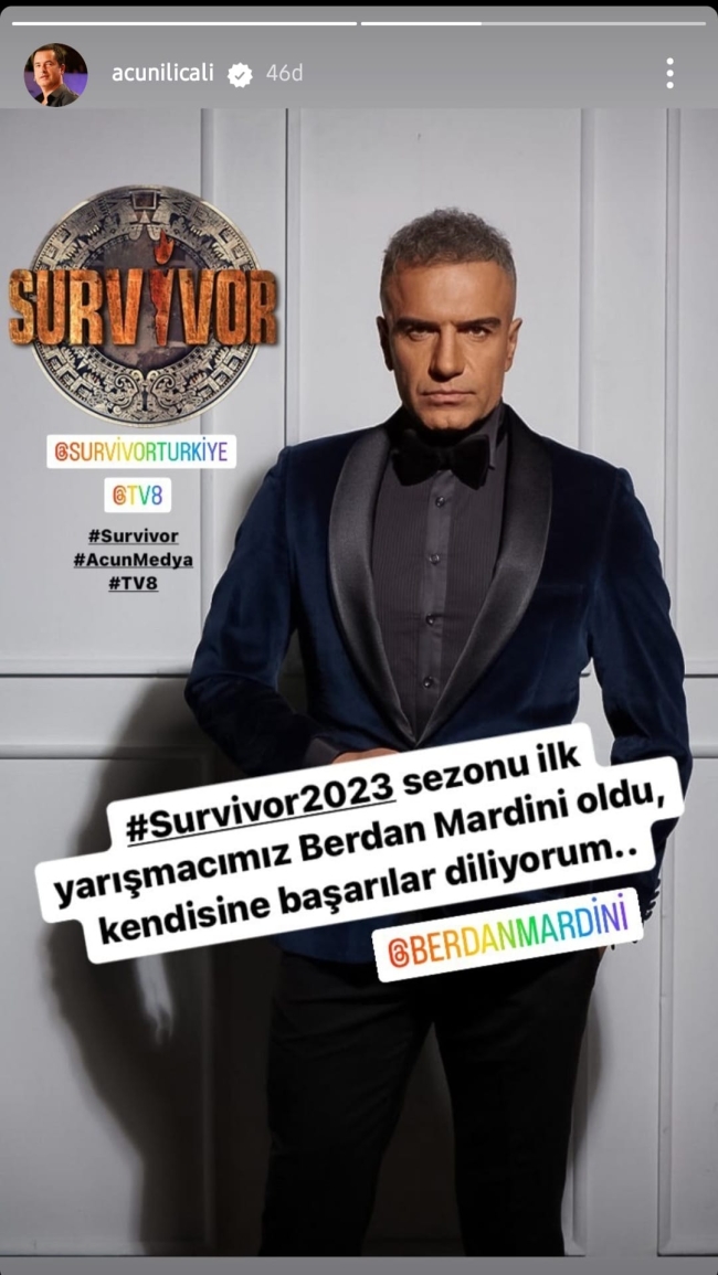 Survivor 2023'ün ilk yarışmacısı belli oldu