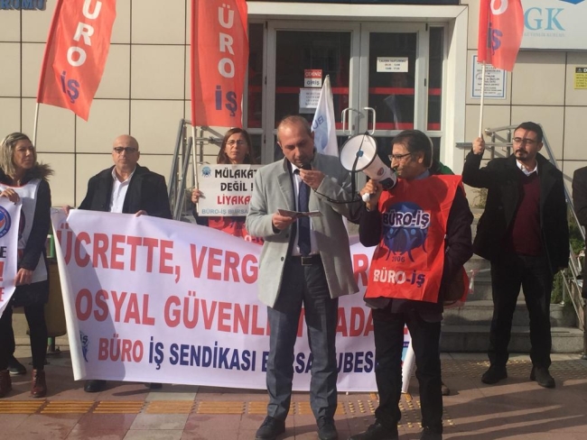 SGK çalışanları eşitlik istiyor