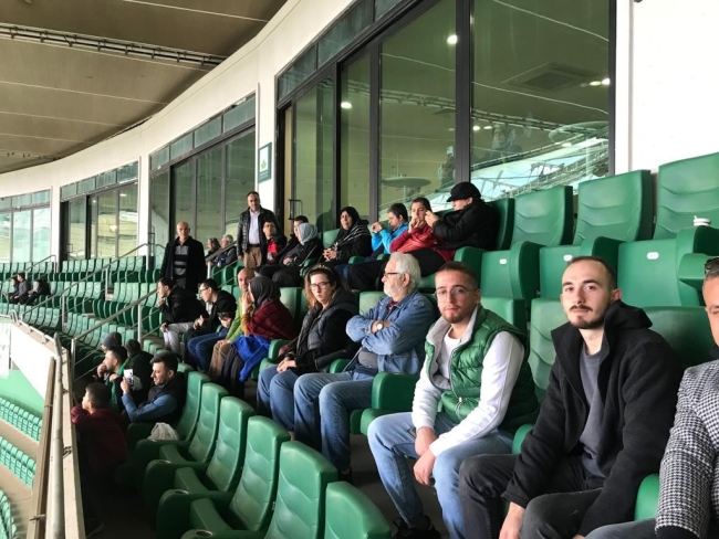 Engelli bireyler Bursaspor'u yalnız bırakmadı