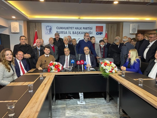 CHP Bursa'da devir teslim