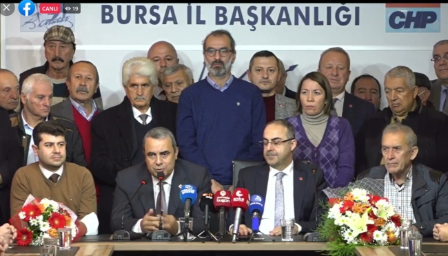 CHP Bursa'da devir teslim