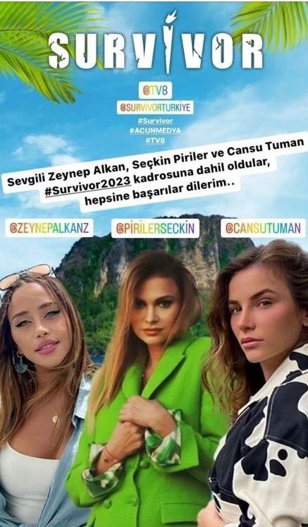 Geri sayım başladı! Survivor 2023 kadrosu belli oluyor